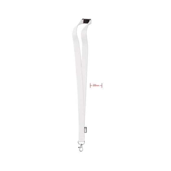 Lanyard de RPET  20 mm