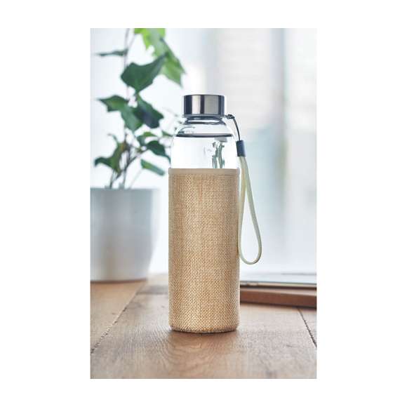 Botella cristal con funda 500ml
