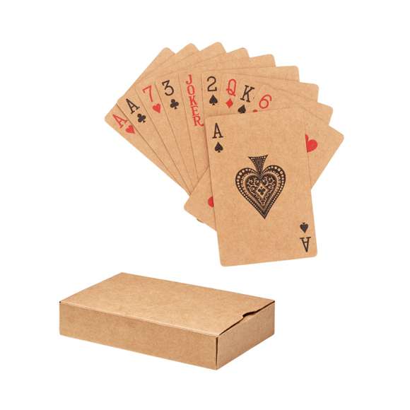 Baraja cartas papel reciclado