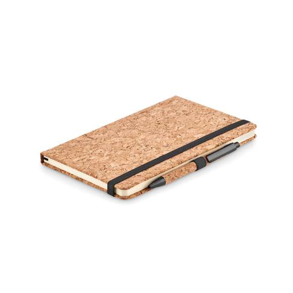 Set libreta bolígrafo corcho