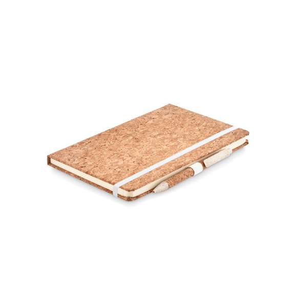 Set libreta bolígrafo corcho