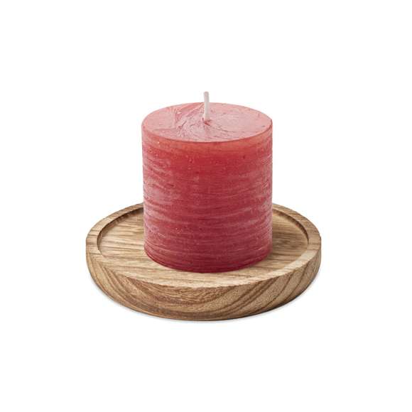 Porta velas madera