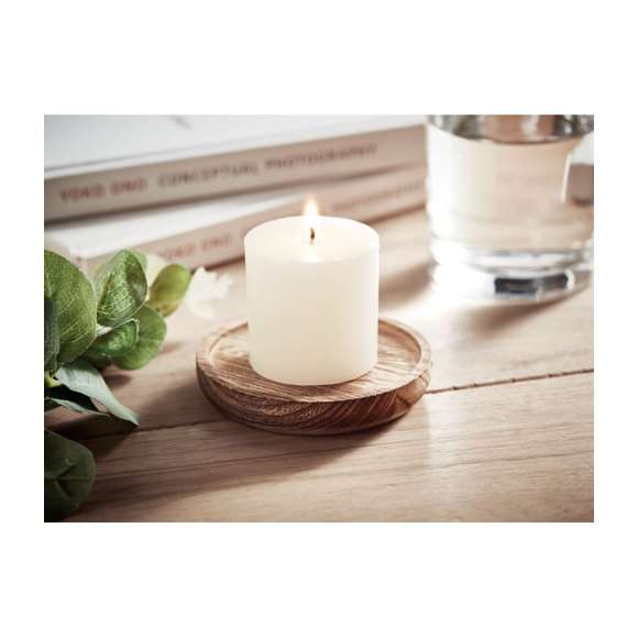 Porta velas madera