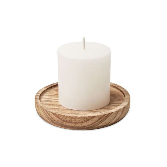 Porta velas madera