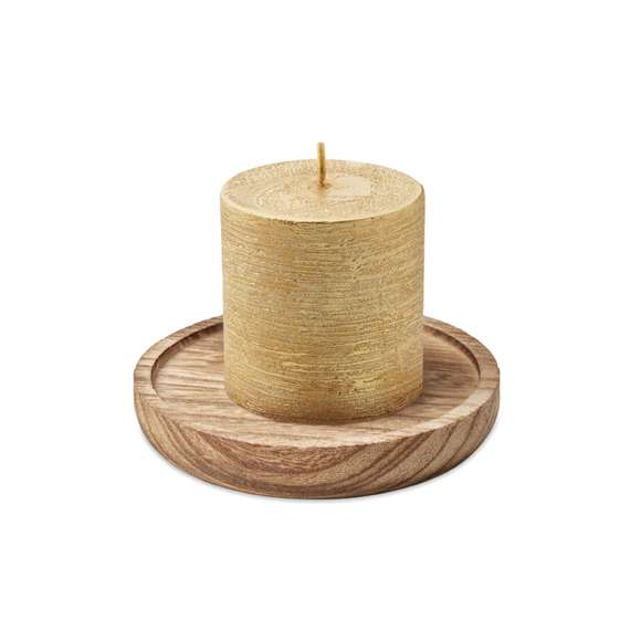 Porta velas madera