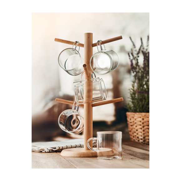 Soporte cuelga vasos