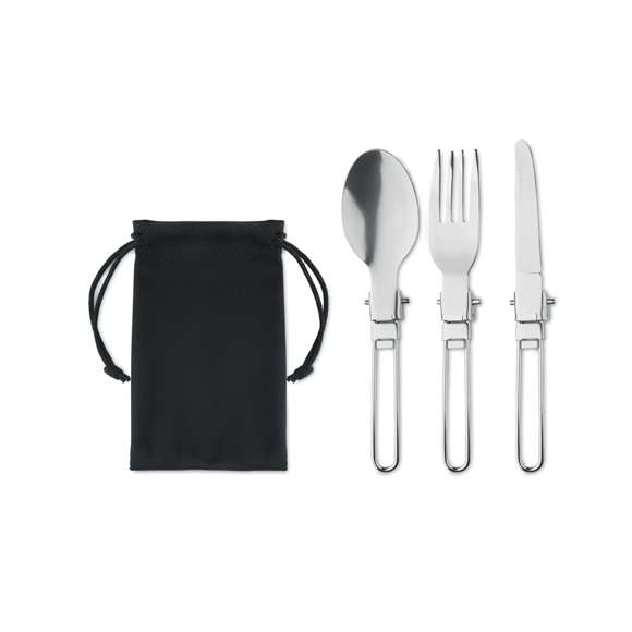 Set cubiertos camping 3 pcs
