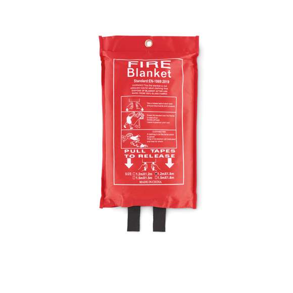 Manta ignifuga en bolsa de PVC