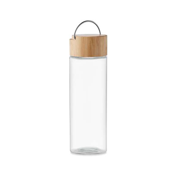 Botella  500 ml tapa de bambú