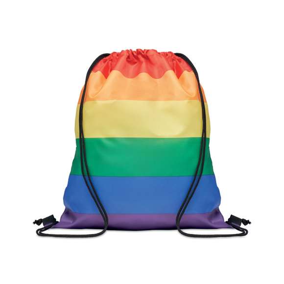 Bolsa cuerdas rainbow de RPET