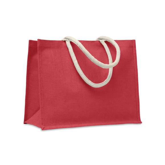 Bolsa de yute y asas algodón