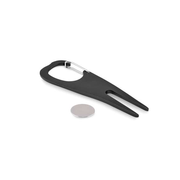 Herramienta aluminio divot golf