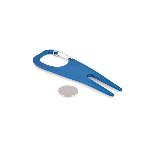 Herramienta aluminio divot golf