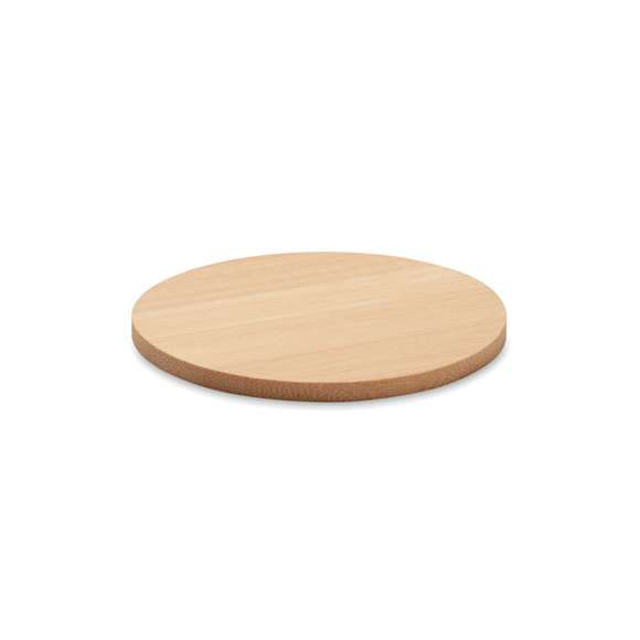 Posavasos redondo de bambú