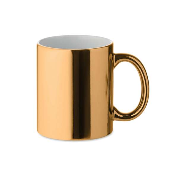 Taza cerámica metálica 300 ml