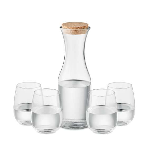 Set bebida vidrio reciclado