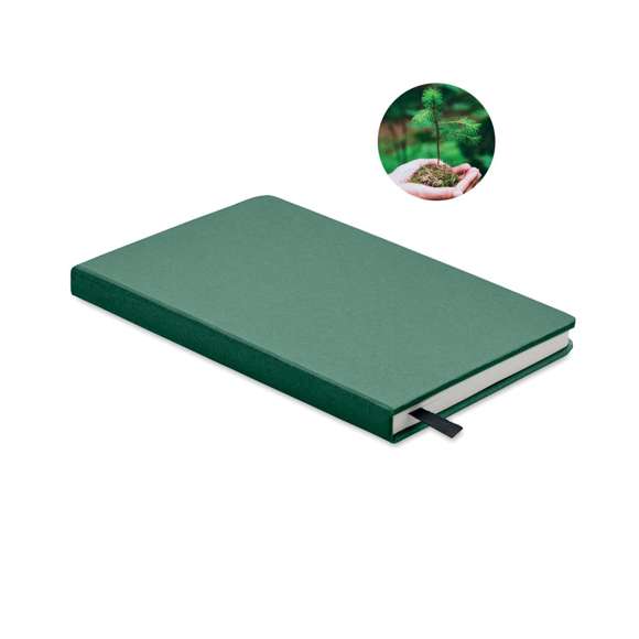 Libreta A5 hojas papel recicl.
