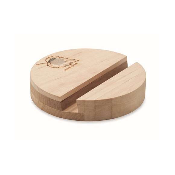 Soporte teléfono de abedul