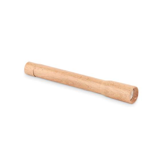 Linterna de madera con luz COB