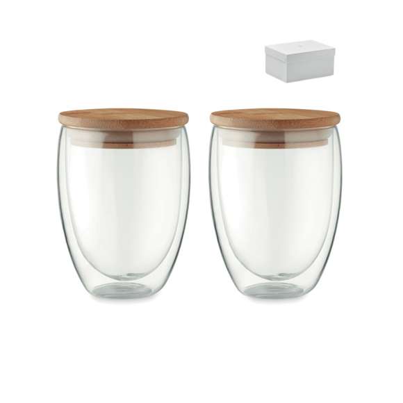 Juego 2 vasos 350 ml en caja