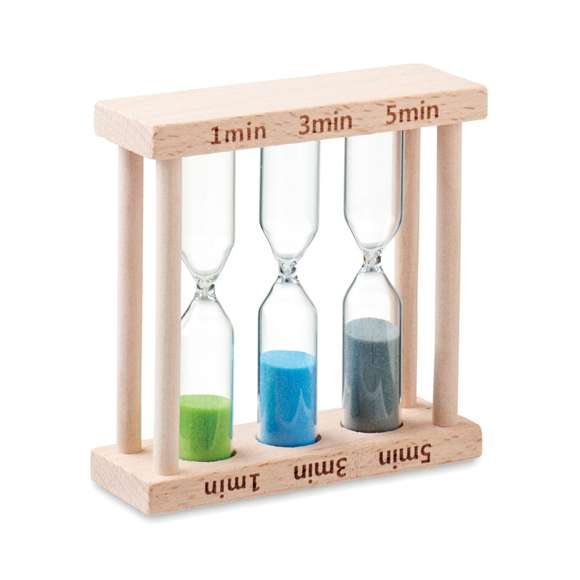 Reloj de arena madera