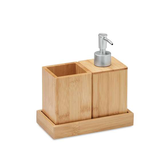 Set de baño de 3 piezas bambú