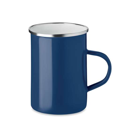 Taza metal con capa de esmalte