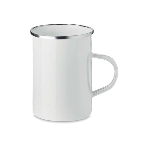 Taza metal con capa de esmalte