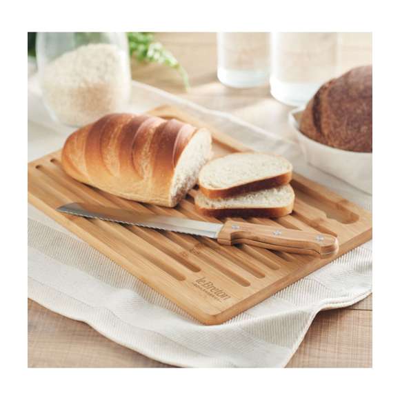 Tabla de bambú para pan