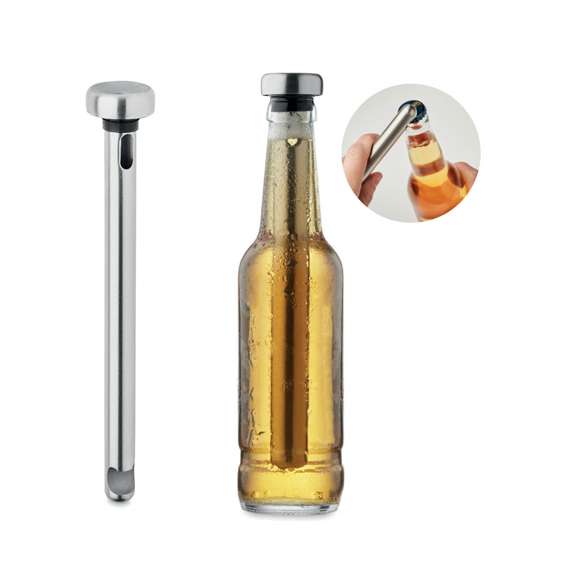 Enfriador de bebidas y abridor