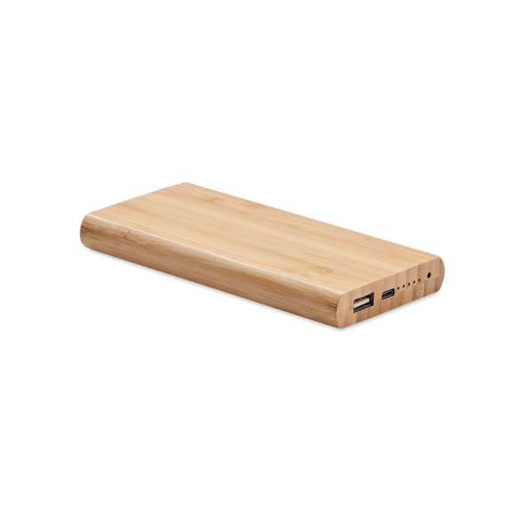 Power bank de bambú 6000 mAh