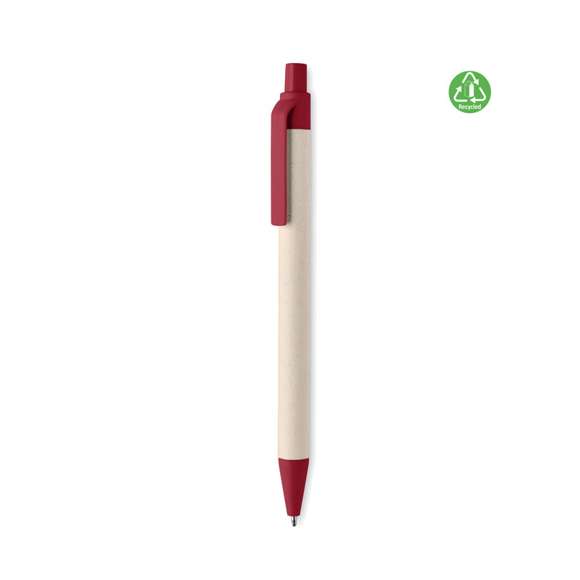 Papel reciclado/ bolígrafo PLA