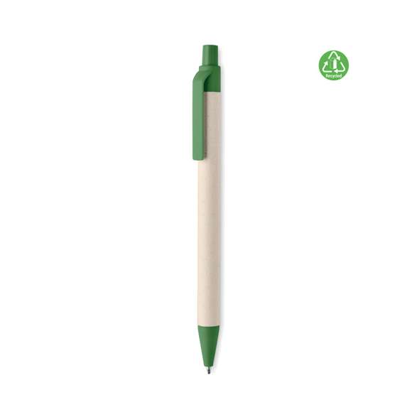 Papel reciclado/ bolígrafo PLA