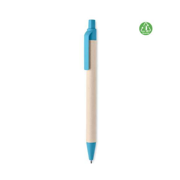 Papel reciclado/ bolígrafo PLA