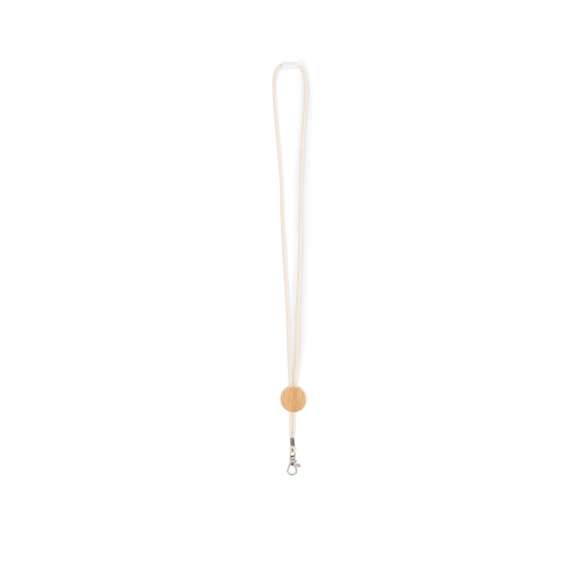 Lanyard algodón con mosquetón