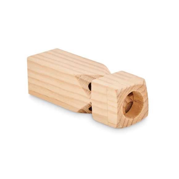 Silbato de tren de madera