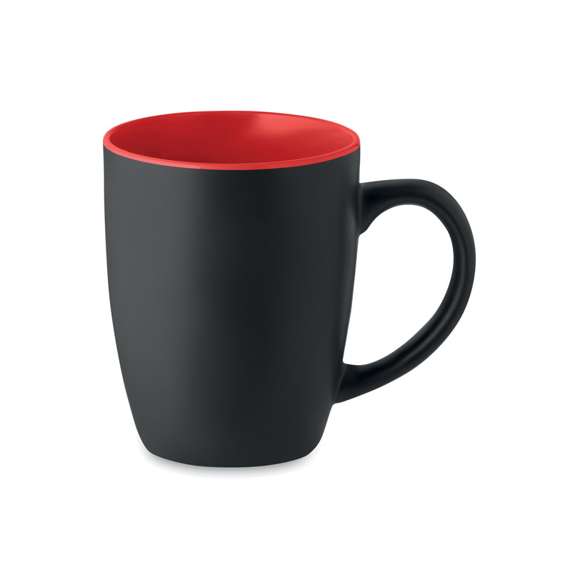 Taza cerámica bicolor 290 ml