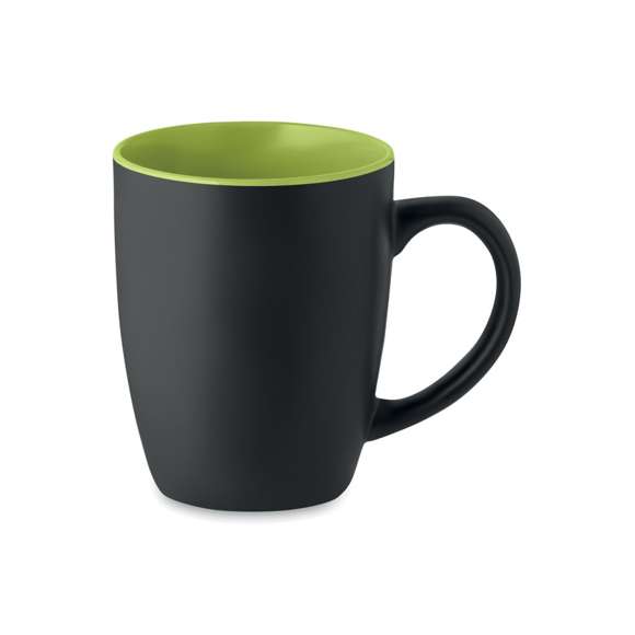 Taza cerámica bicolor 290 ml