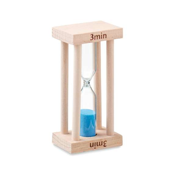 Reloj arena madera 3 minutos