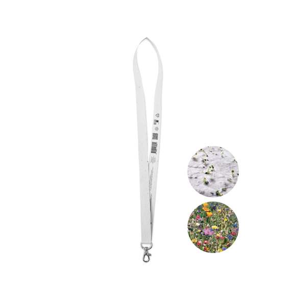Lanyard papel con semillas