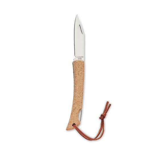 Navaja plegable con corcho