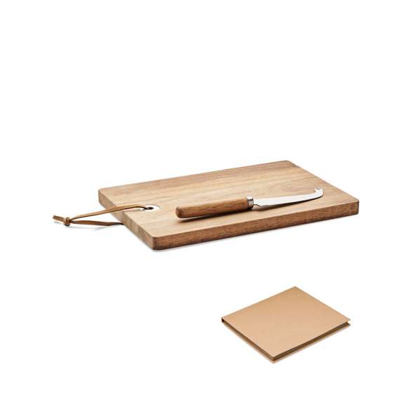 Set tabla quesos de acacia
