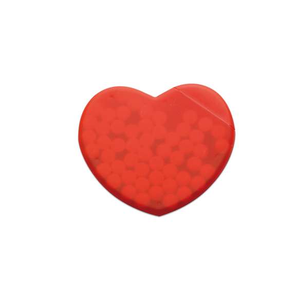Caja corazón de caramelos