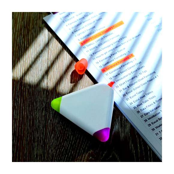 Marcador triangular