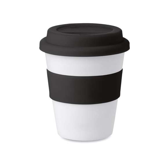Vaso PP con tapa de silicona