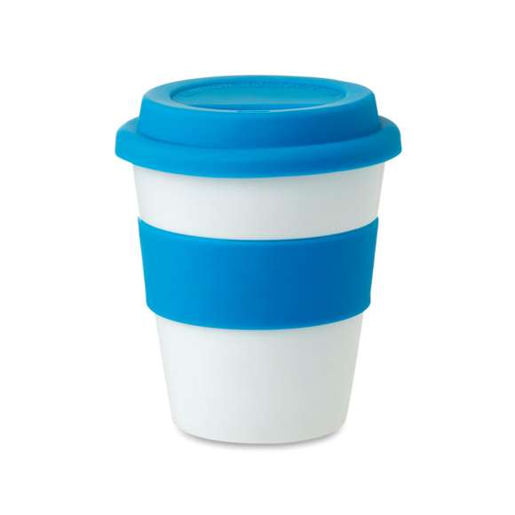 Vaso PP con tapa de silicona