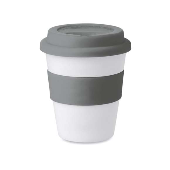 Vaso PP con tapa de silicona