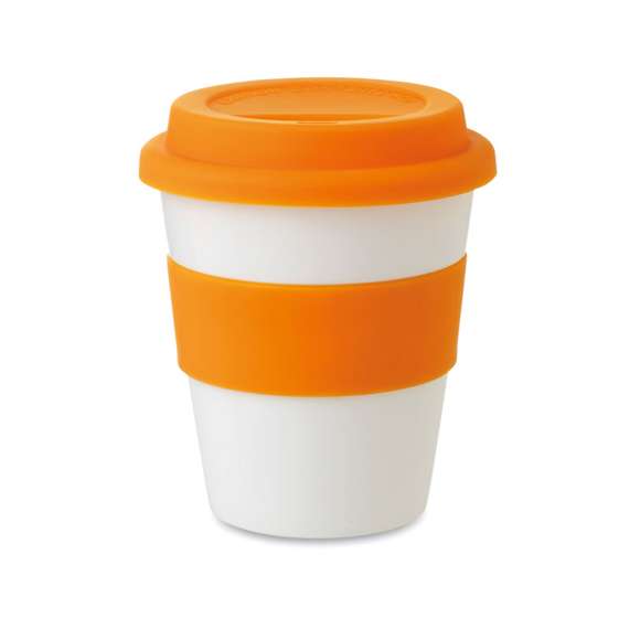 Vaso PP con tapa de silicona