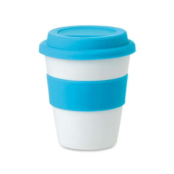 Vaso PP con tapa de silicona