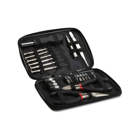 Tool set in aluminium case